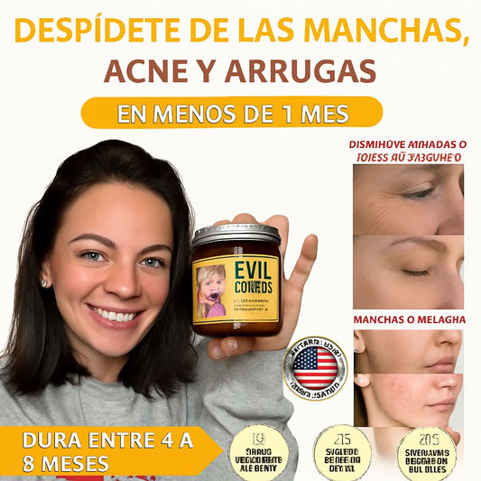 Evil Goods! Crema Orgánica de Sebo de Res con Miel - Elimina Acné y la Irritación